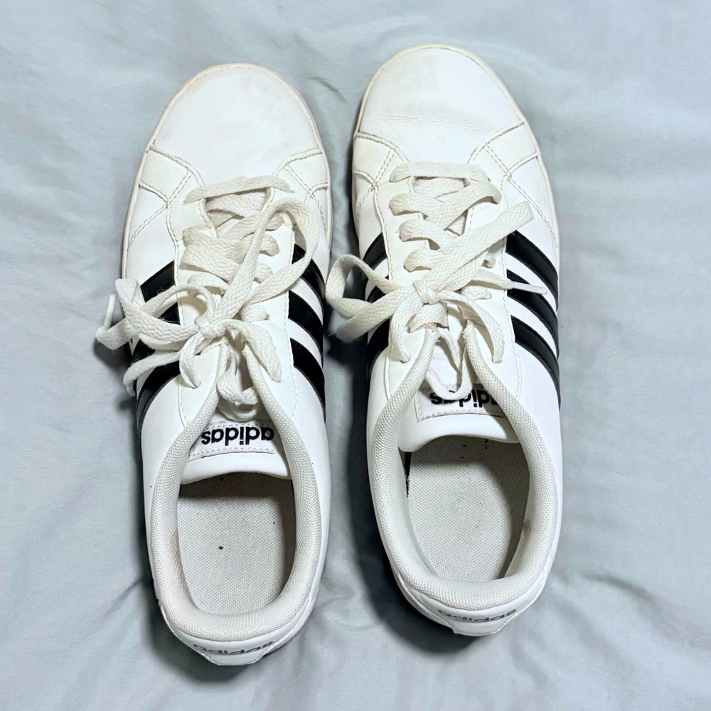 Adidas White and Black Sneakers